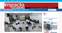 Desktop Screenshot of impactoinformativord.com