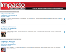 Tablet Screenshot of impactoinformativord.com